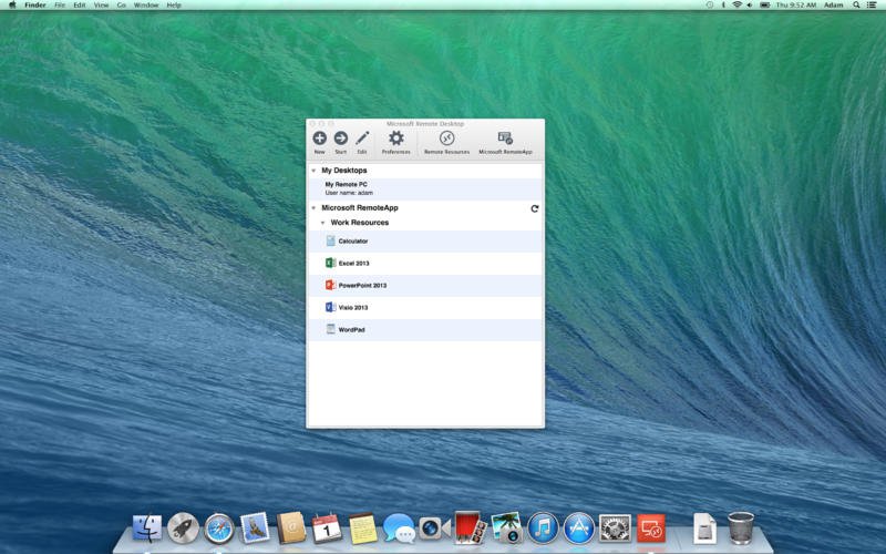 set up microsoft remote desktop for mac